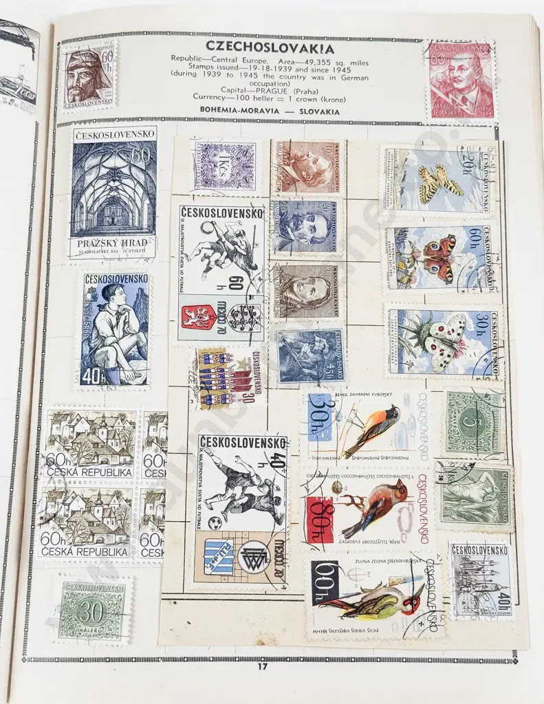 Three Vintage School Boy World Stamp Albums Image 1++