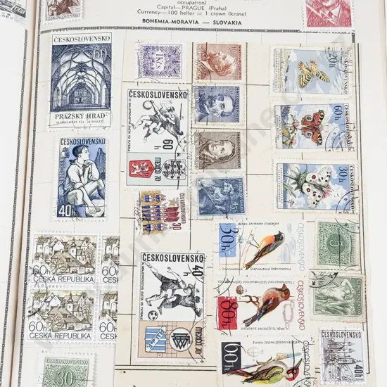 Three Vintage School Boy World Stamp Albums