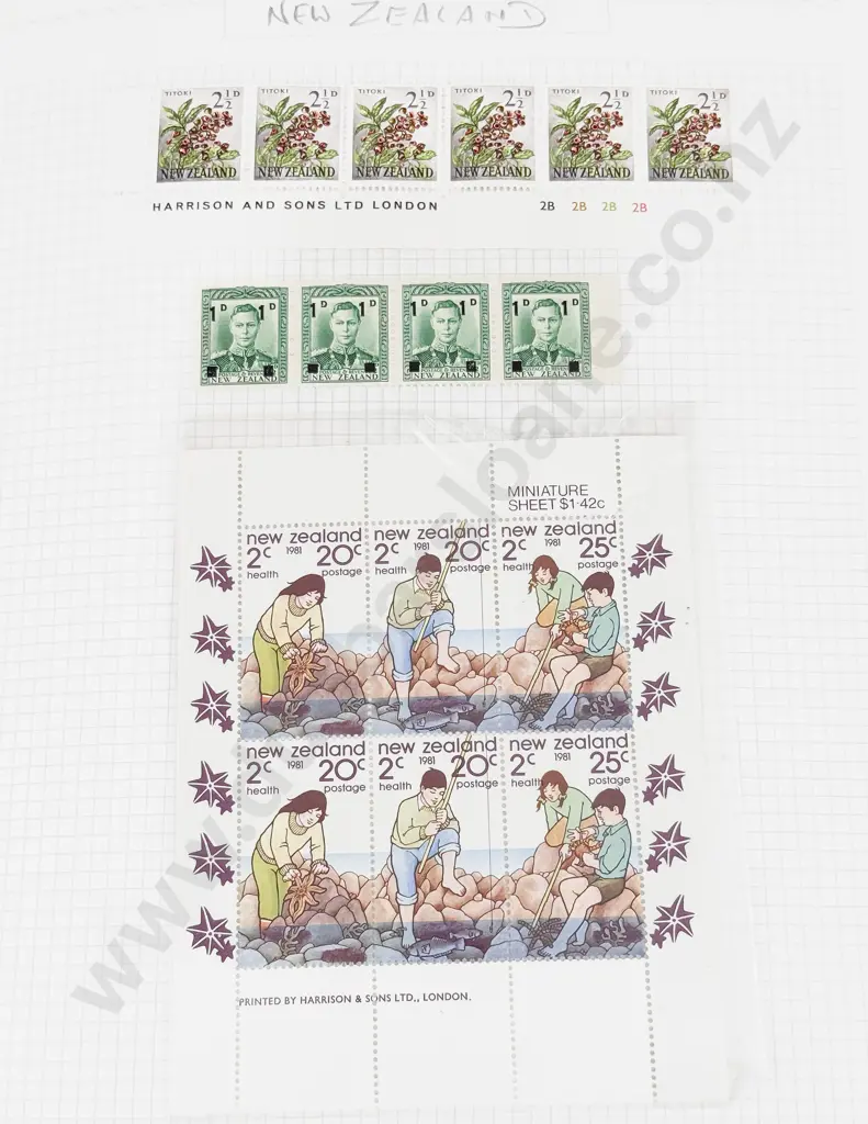 NZ and Various Two Albums FDC's and Stock Book Album of NZ Stamps Image 1++