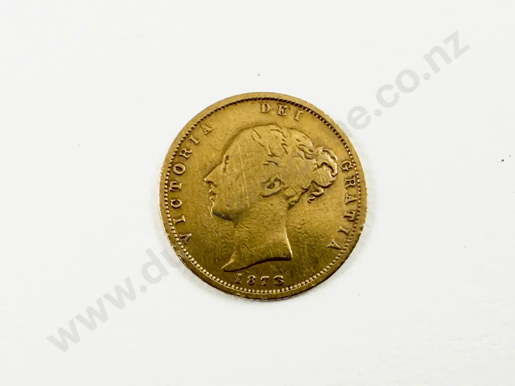 1887 Gold Half Sovereign Image 1++