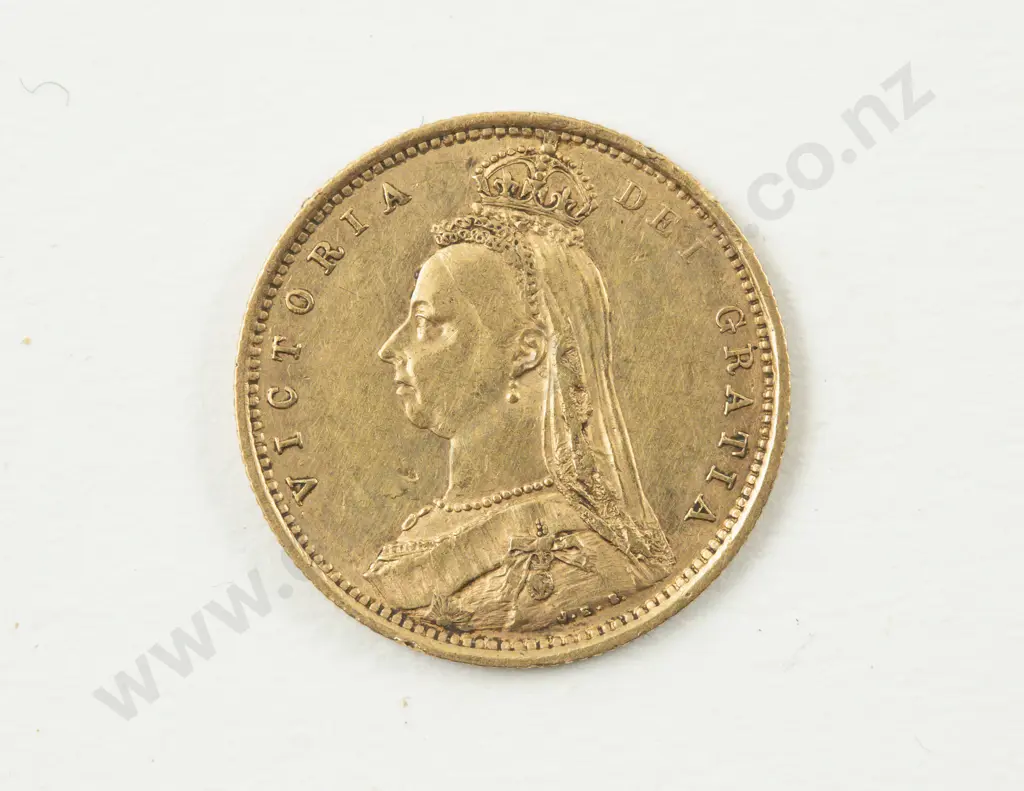 1887 Gold Half Sovereign *NOTE PHOTO CHANGE Image 1++