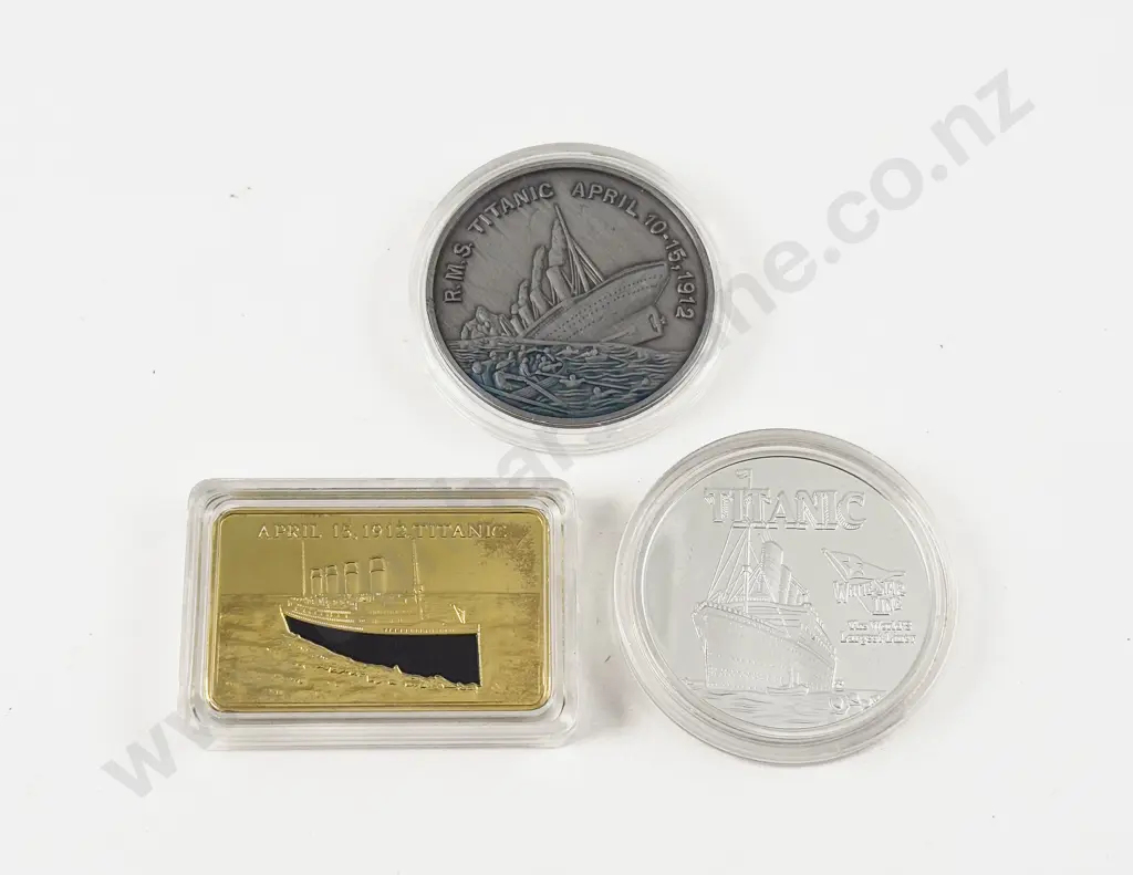 Three Titanic Medallions Image 1++