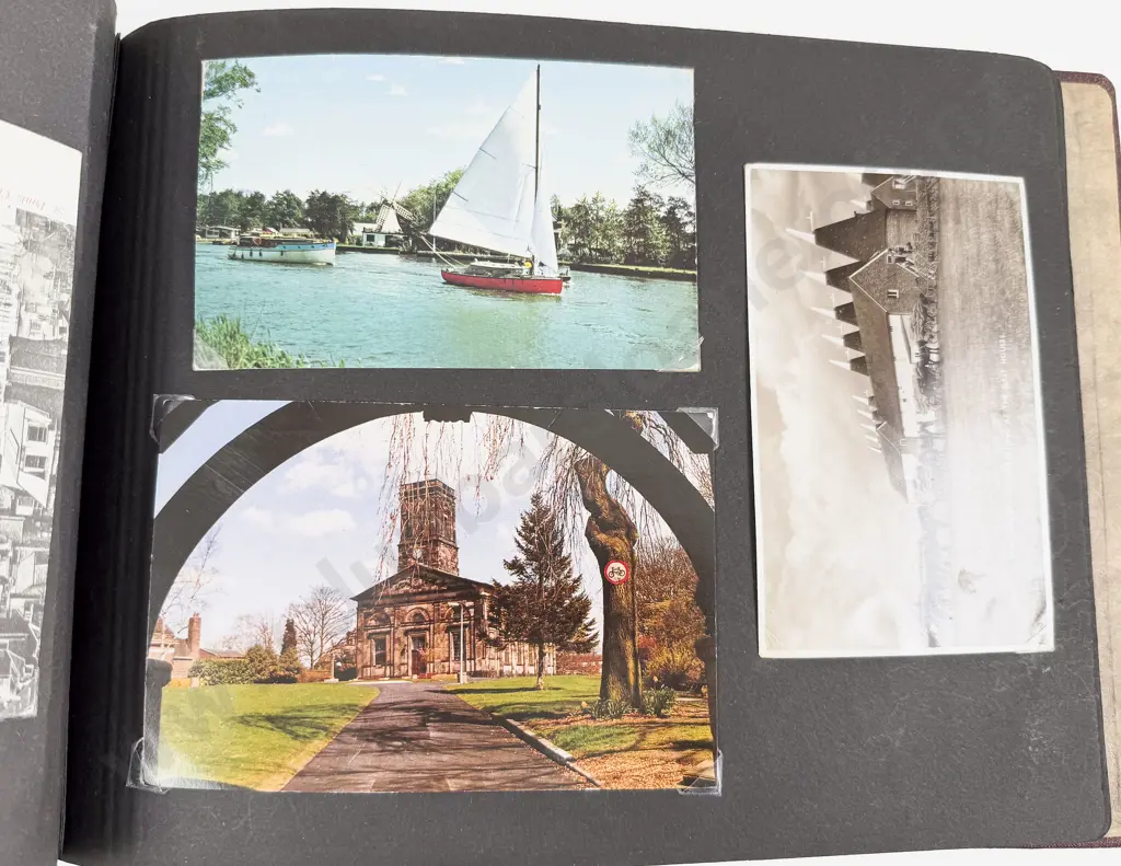 Vintage Post Card Album Mainly World and some Modern Image 1++