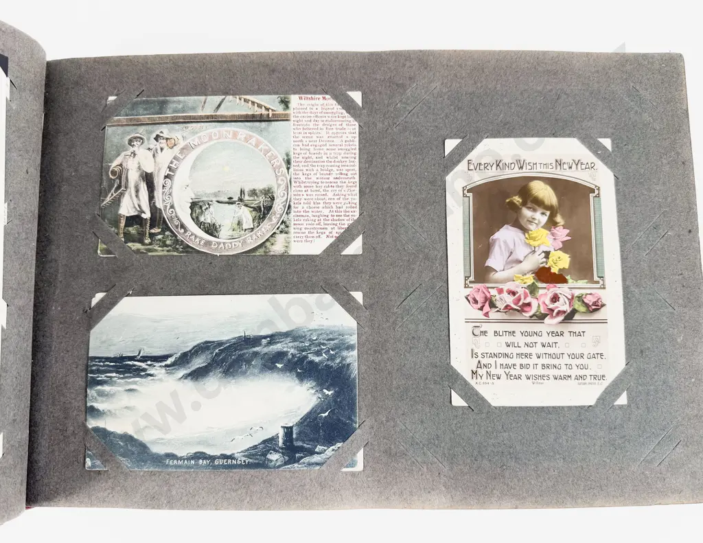 Vintage Post Card Album Mainly World and some Modern Image 1++