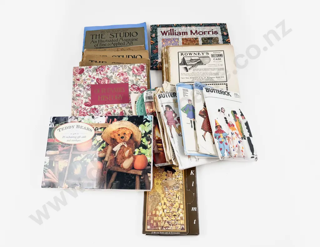 The Studio Magazines with Stationery Packets Butterick and Dress Makers Patterns Image 1++