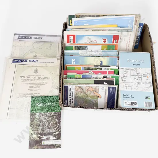 Qty Vintage AA and Other Road Maps and Charts