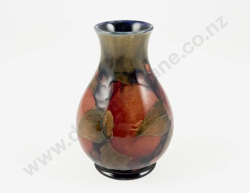 William Moorcroft Pomegranate Pattern Vase 12cm H Image 1++