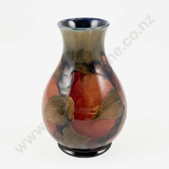 William Moorcroft Pomegranate Pattern Vase 12cm H