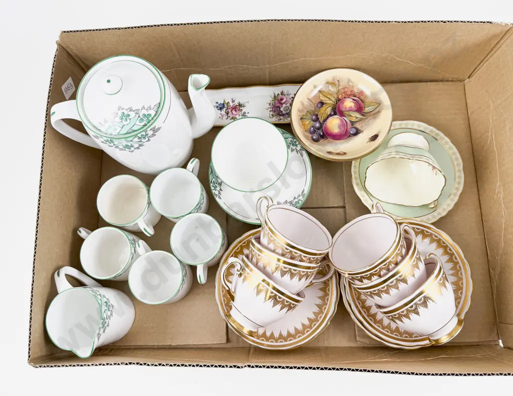 Tuscan and Art Deco Foley Coffee Ware and Various Image 1++