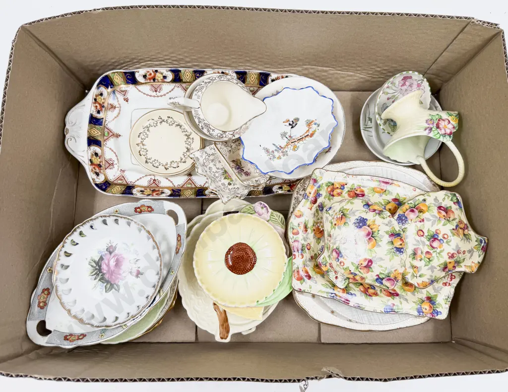 Assorted Fancy Dishes incl All over Floral Image 1++