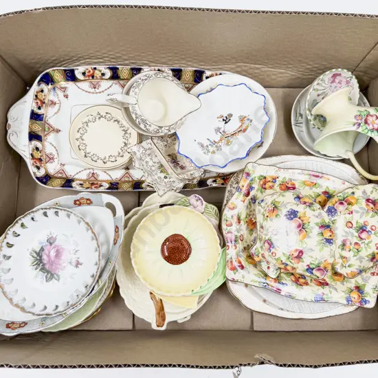 Assorted Fancy Dishes incl All over Floral