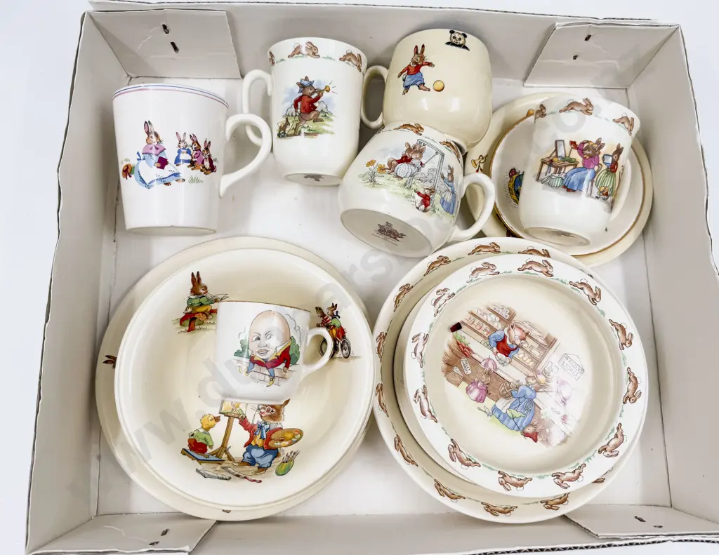 A Collection Royal Doulton Bunnykins & Other Nursery China Image 1++