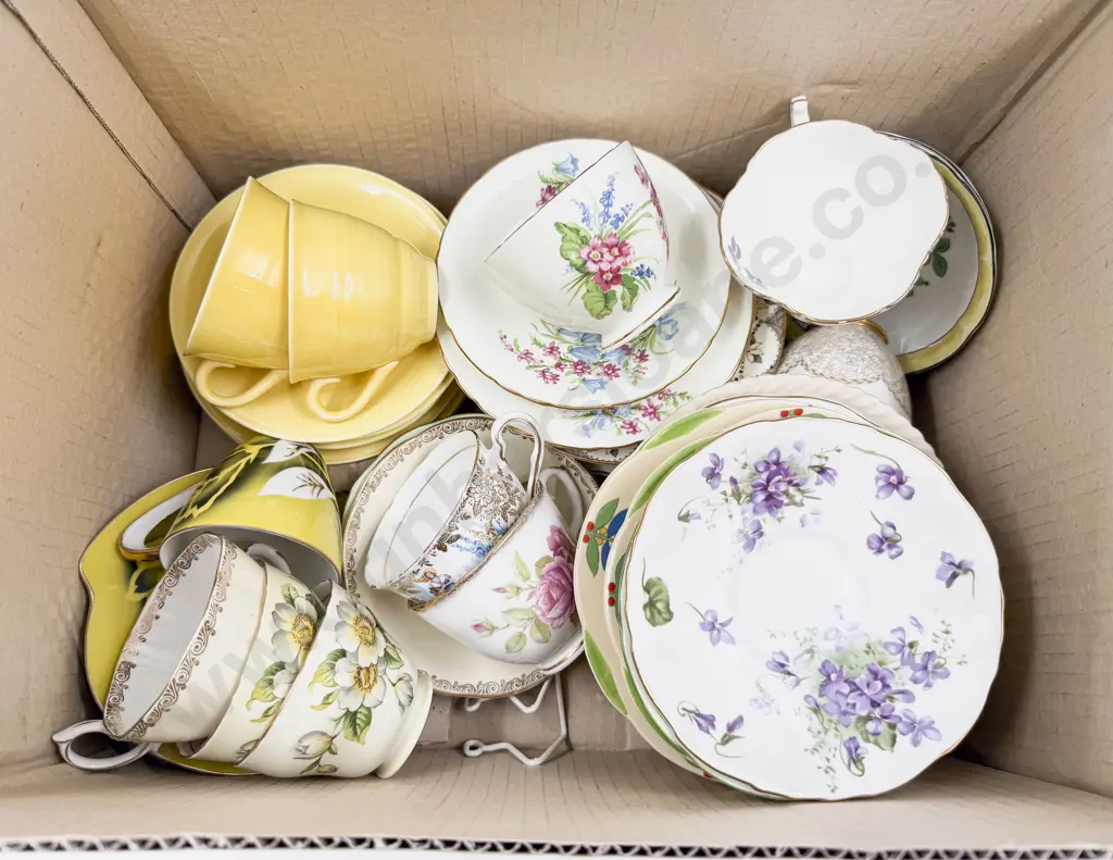 Collection of Fancy Cup Saucer & Plates China Image 1++