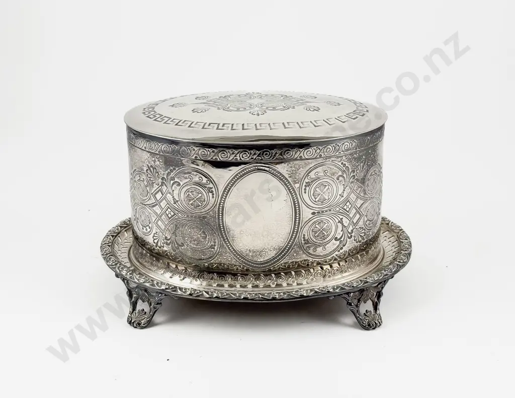 S/Plate Biscuit Barrel Image 1++