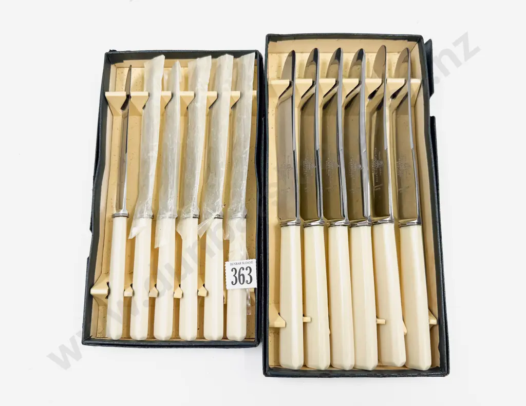 Unused Vintage Asprey Table & Entree Knives Image 1++