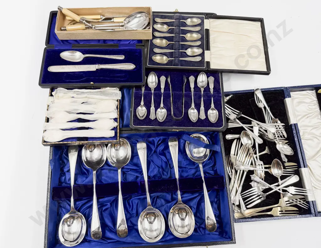 Vintage Various Boxed Cutlery Image 1++