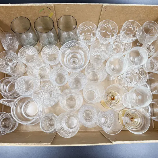 Qty of Crystal Glass Ware