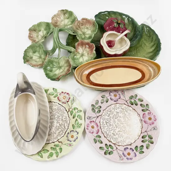 Italian Serving Platter & Various Dishes & Plates