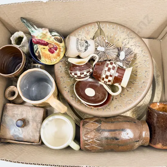 Various Pottery & Metalware