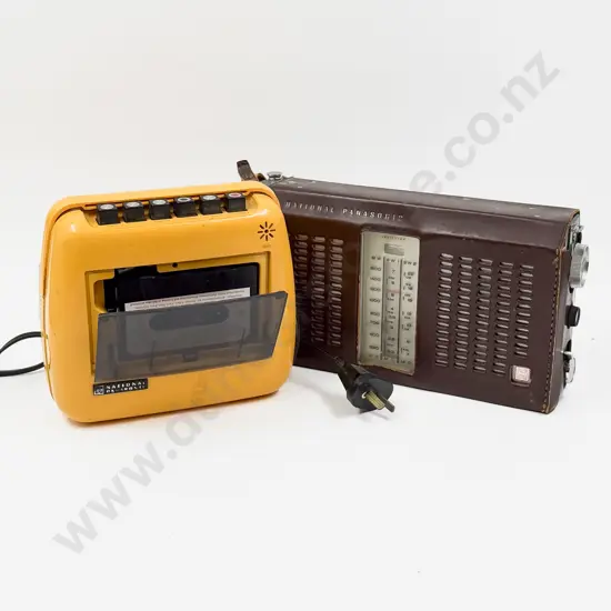 National Panasonic Transistor Radio & Cassette Player