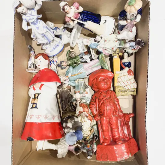 Qty of Assorted Fancy China Figures