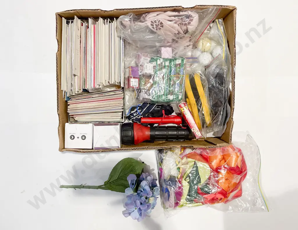 Box Qty of Assorted incl Greeting Cards & Modern Collectables Image 1++