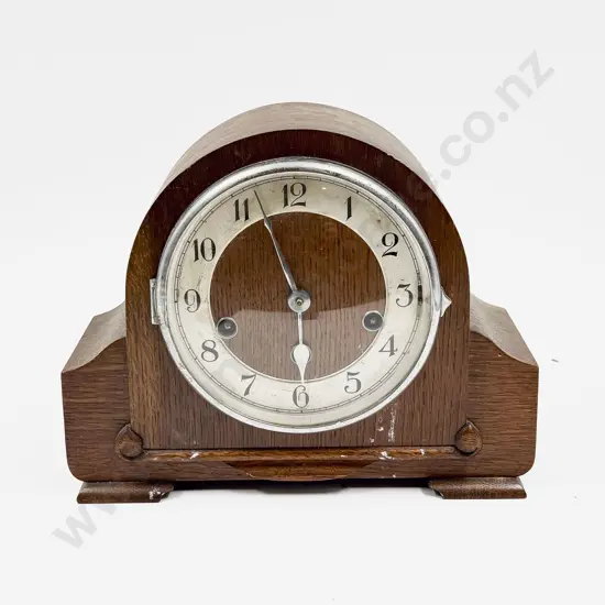 Oak Mantel Clock