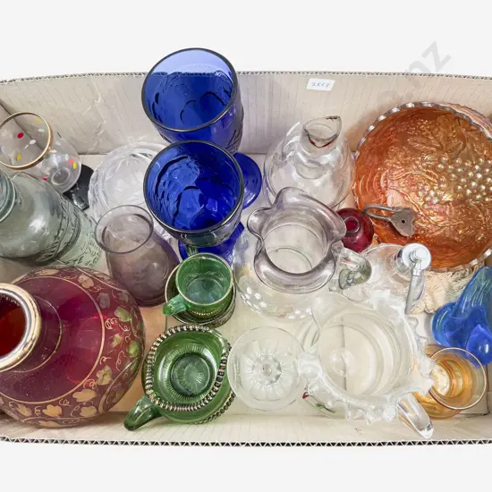Box Qty of Assorted Glassware