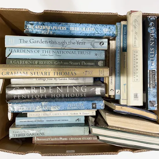 Box Qty of Assorted Gardening Reference etc