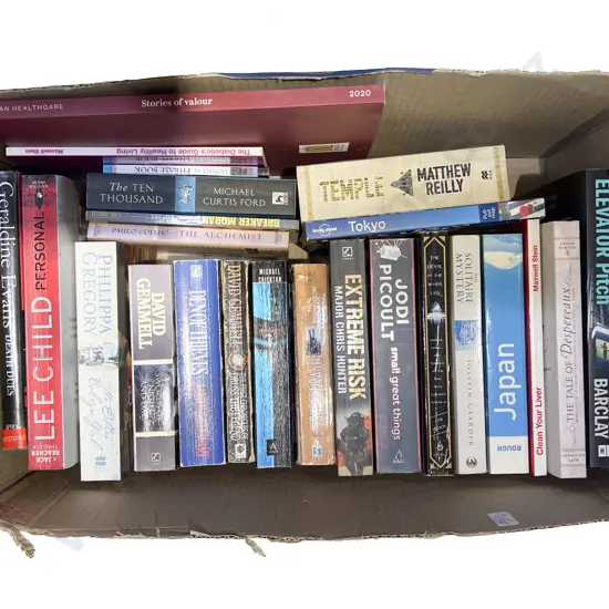 Box Quantity of Assorted Books