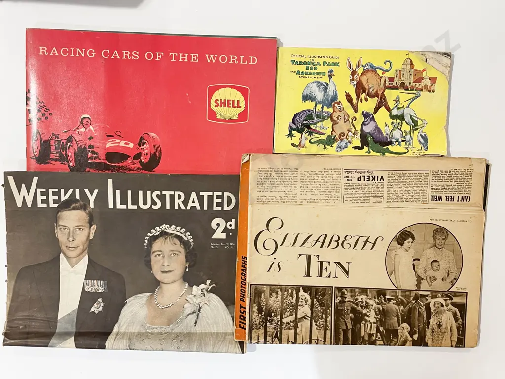 Box of Assorted Vintage Childrens Books etc Image 1++