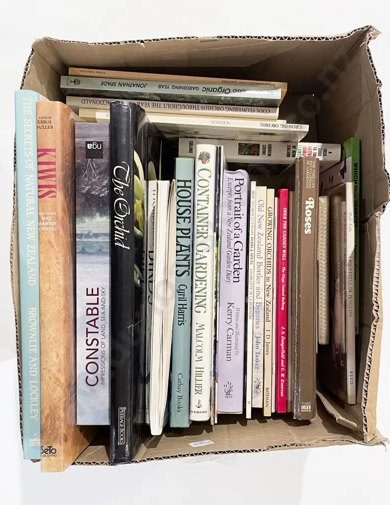 Box Qty of Assorted Gardening Books Image 1++