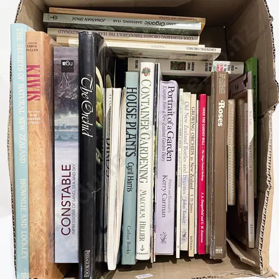 Box Qty of Assorted Gardening Books