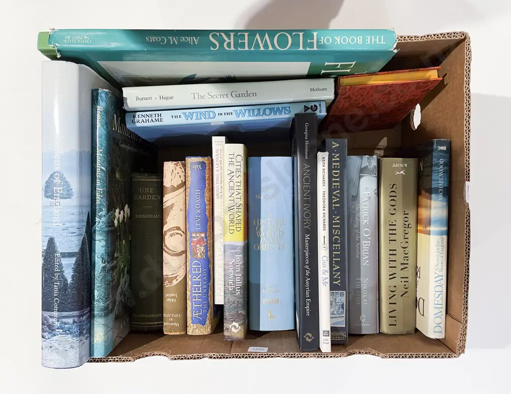 Box Qty of Assorted Books Image 1++