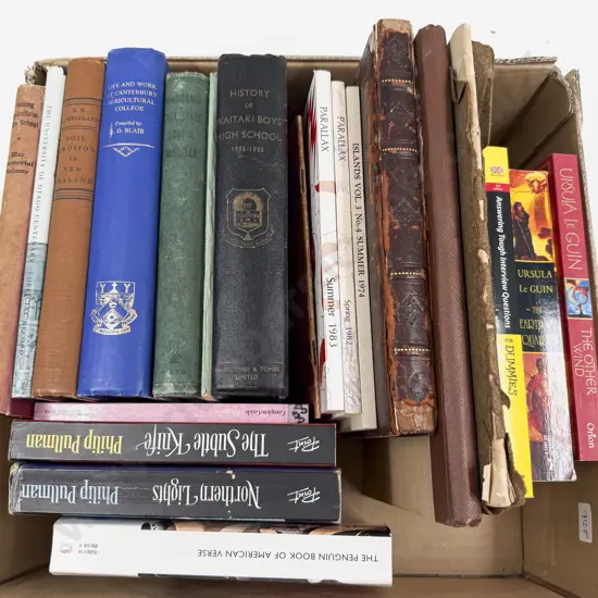 Box Qty of Assorted Books