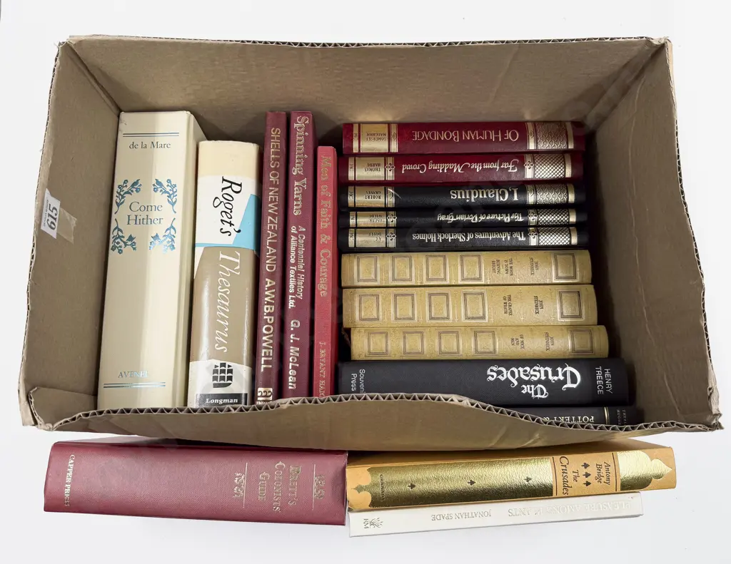 Box Qty of Assorted Books Image 1++