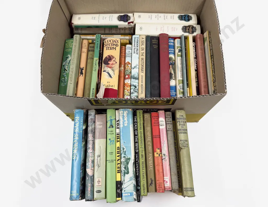 Box Qty of Assorted Vintage Childrens Books Image 1++