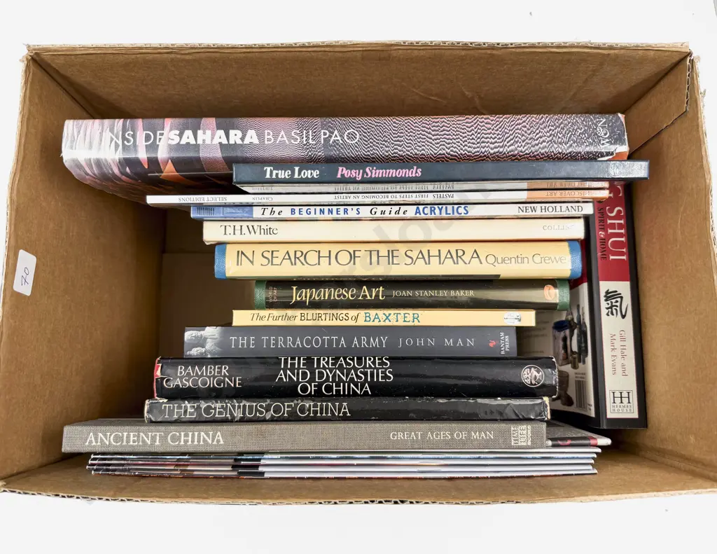 Box Qty of Assorted Chinese & Other Reference Books Image 1++