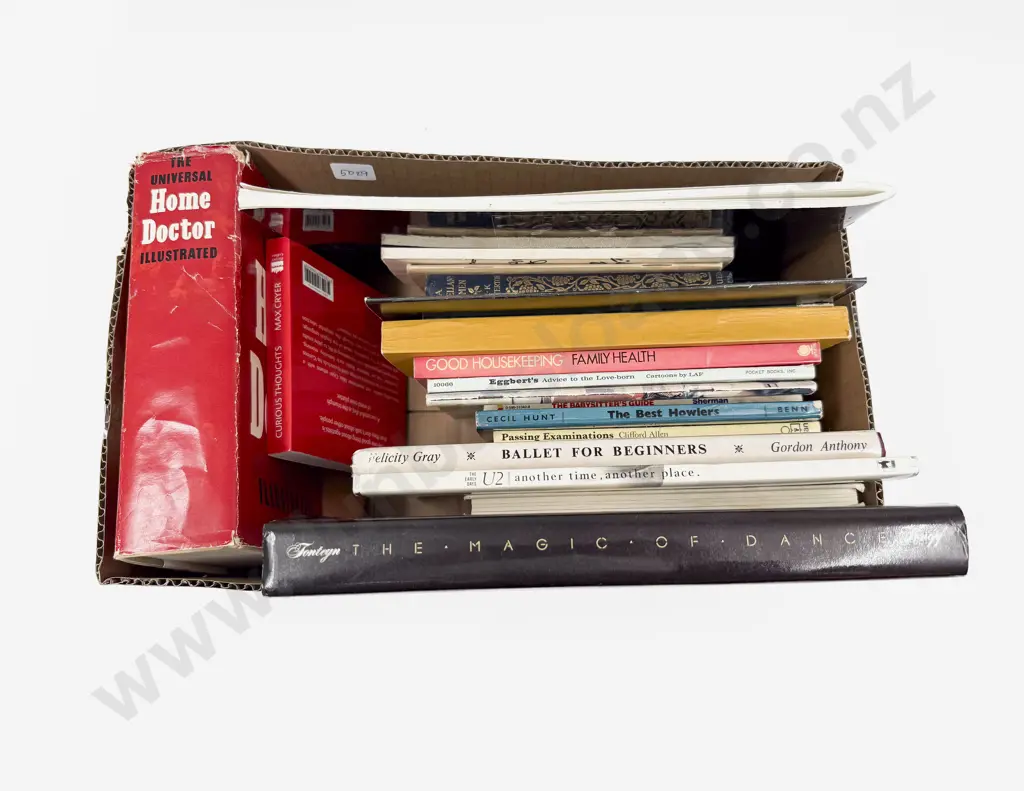 Box Qty of Assorted Books Image 1++
