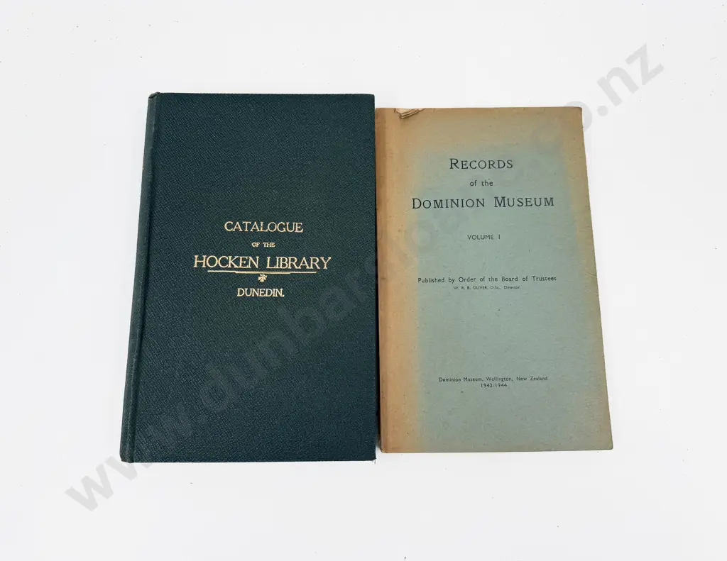 Records of The Dominion Museum together with Catalogue of the Hocken Library Image 1++