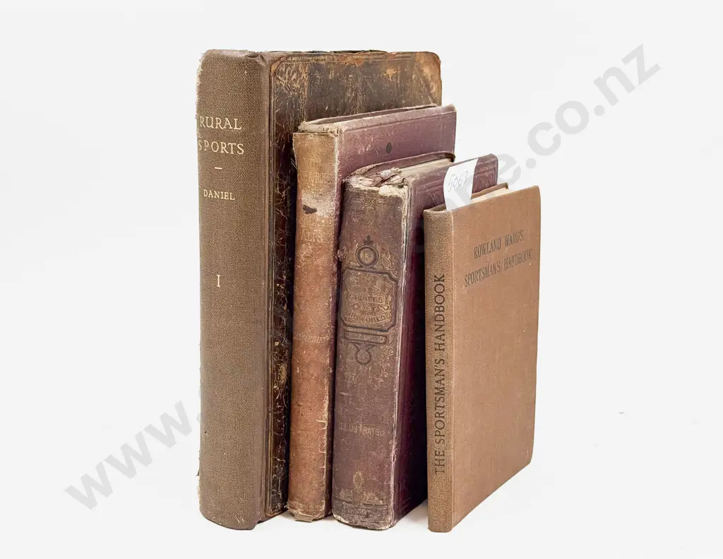 Four Various Vintage Sport Related Volumes Image 1++