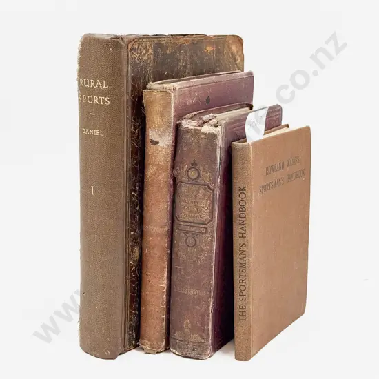 Four Various Vintage Sport Related Volumes