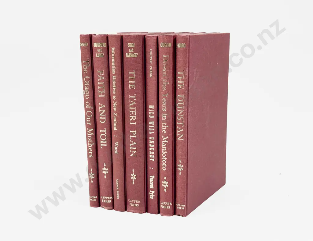 Seven Assorted Capper Press Volumes Image 1++