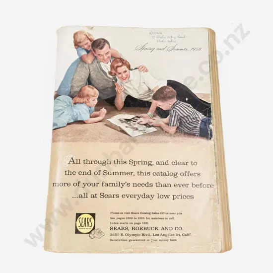 Vintage Sears Spring & Summer 1958 Catalogue Magazine