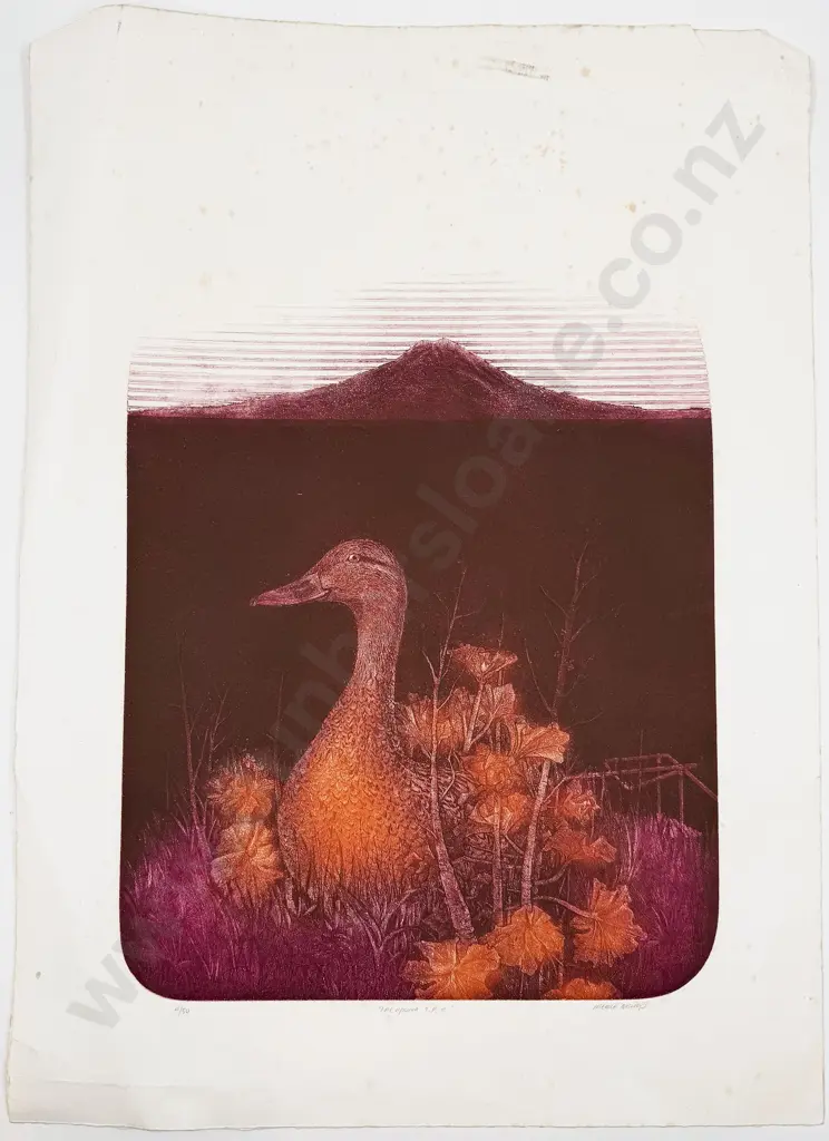 Merle Bishop - "Takapuna" - Ltd Ed Print Image 1++