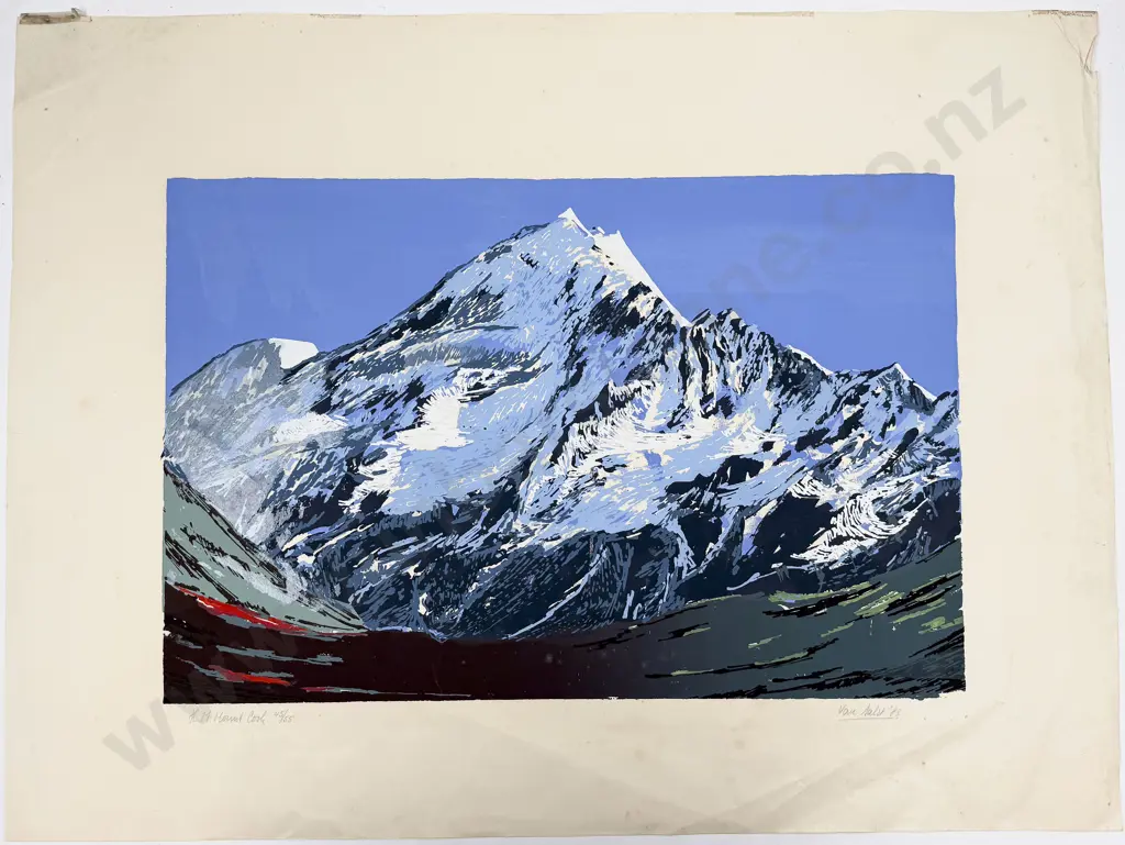 Van Aalst - "H.M. Mt Cook" - Ltd Ed Print Image 1++
