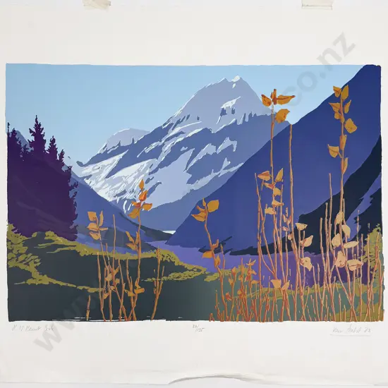 Van Aalst - "H.M. Mt Cook" - Ltd Ed Print