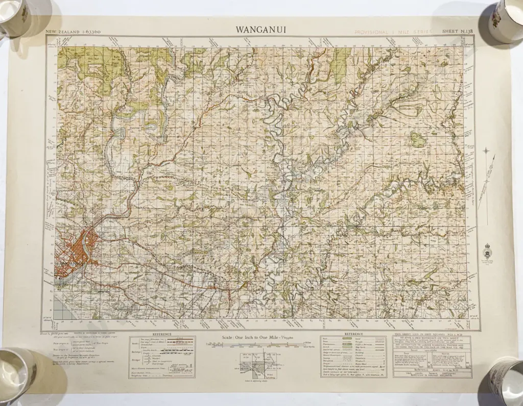 Three Vintage NZ Maps Image 1++