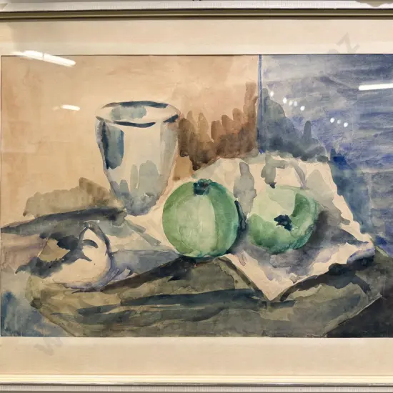 Signed MR - Still Life - Watercolour
