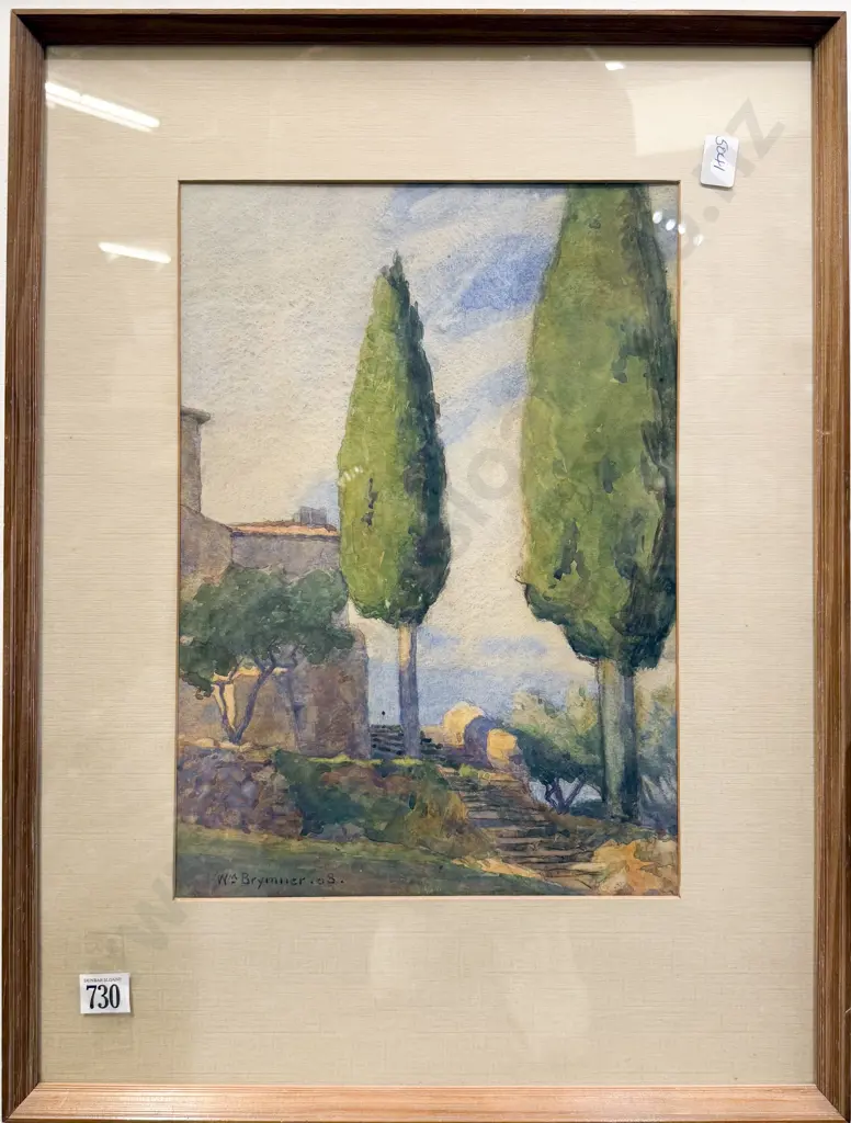 William Brynner - Backyard Study - Watercolour Image 1++